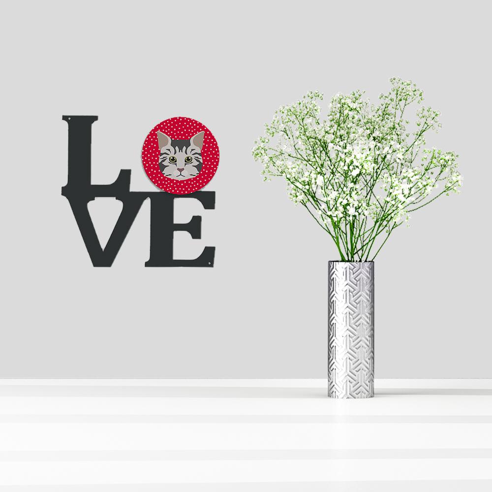 American Bobtail Cat Love Metal Wall Artwork LOVE CK5079WALV by Caroline's Treasures