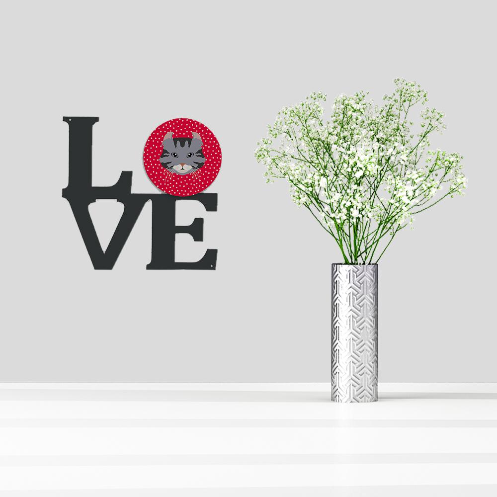 American Curl Cat Love Metal Wall Artwork LOVE CK5080WALV by Caroline's Treasures