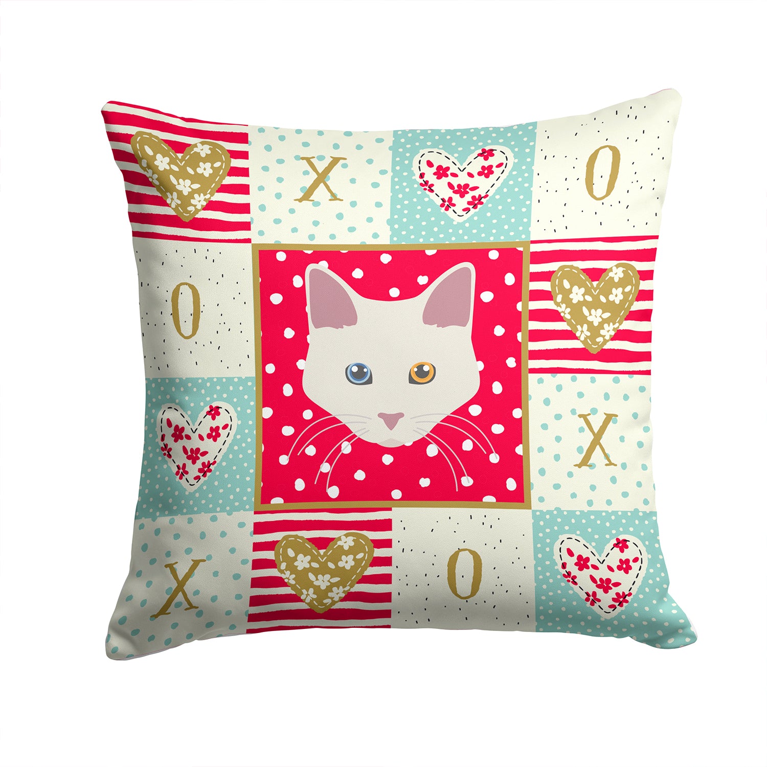 Aphrodite Giant Cat Love Fabric Decorative Pillow CK5084PW1414 - the-store.com