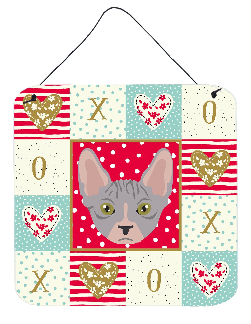 Bambino Cat Love Wall or Door Hanging Prints CK5088DS66 by Caroline's Treasures