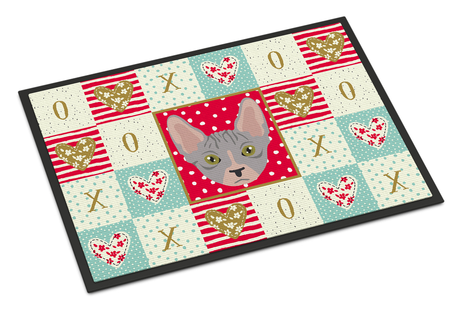 Bambino Cat Love Indoor or Outdoor Mat 18x27 CK5088MAT - the-store.com