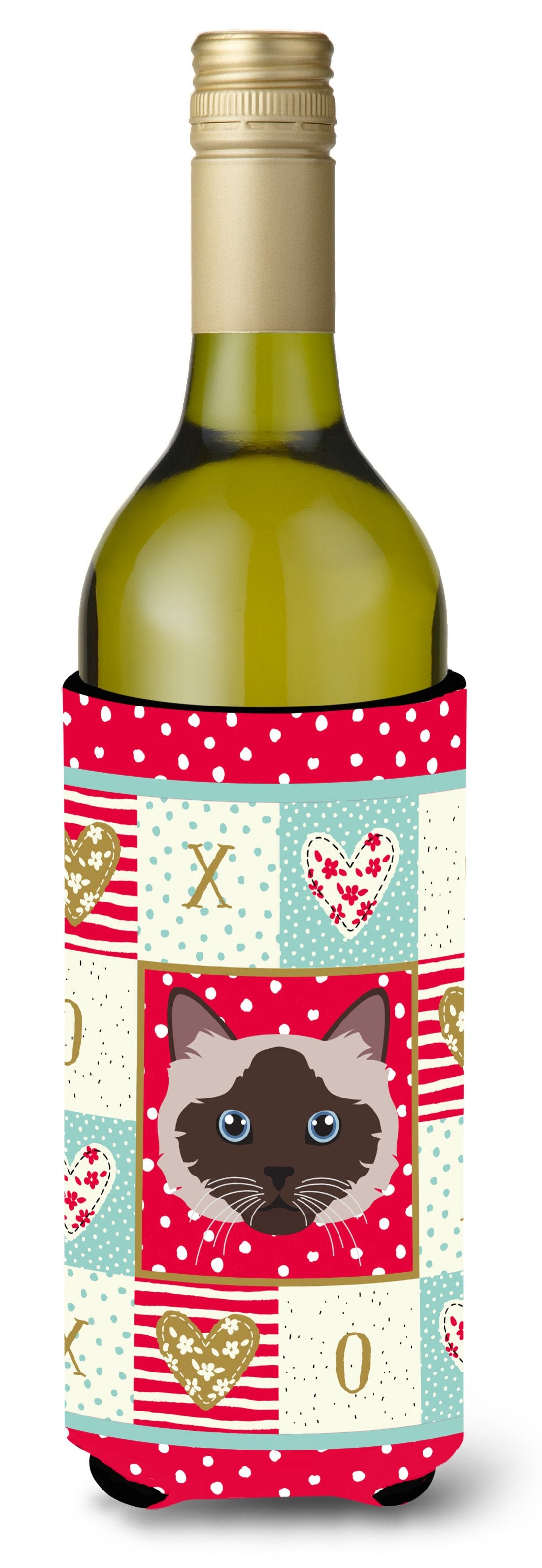 Birman Cat Wine Bottle Beverage Insulator Hugger CK5090LITERK by Caroline's Treasures