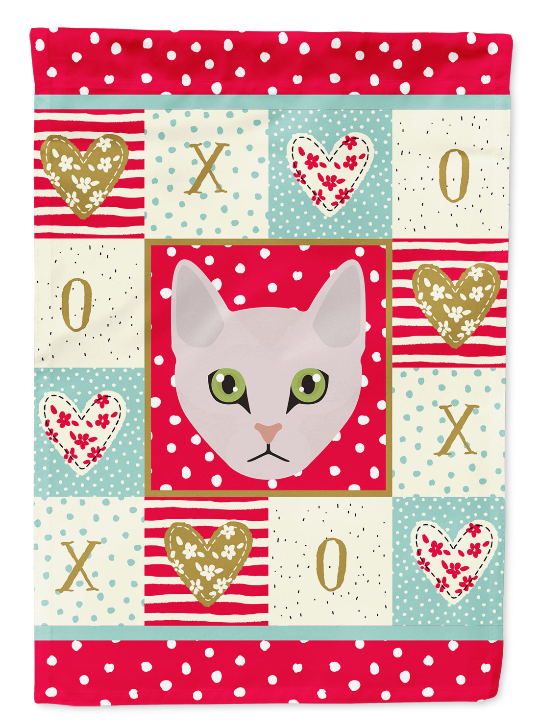 Burmilla Cat Flag Canvas House Size CK5097CHF  the-store.com.