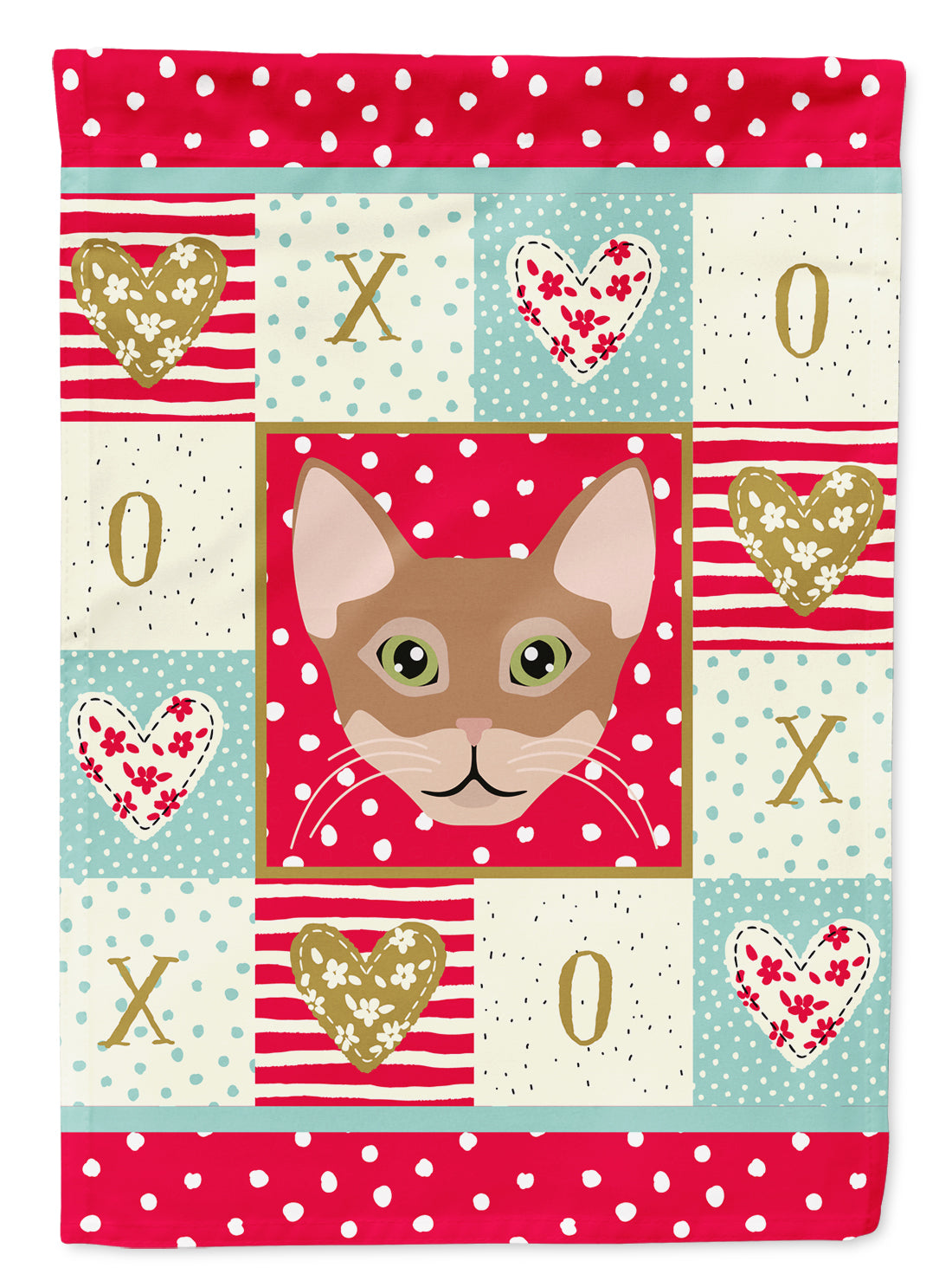 Chausie Cat Flag Garden Size CK5101GF  the-store.com.