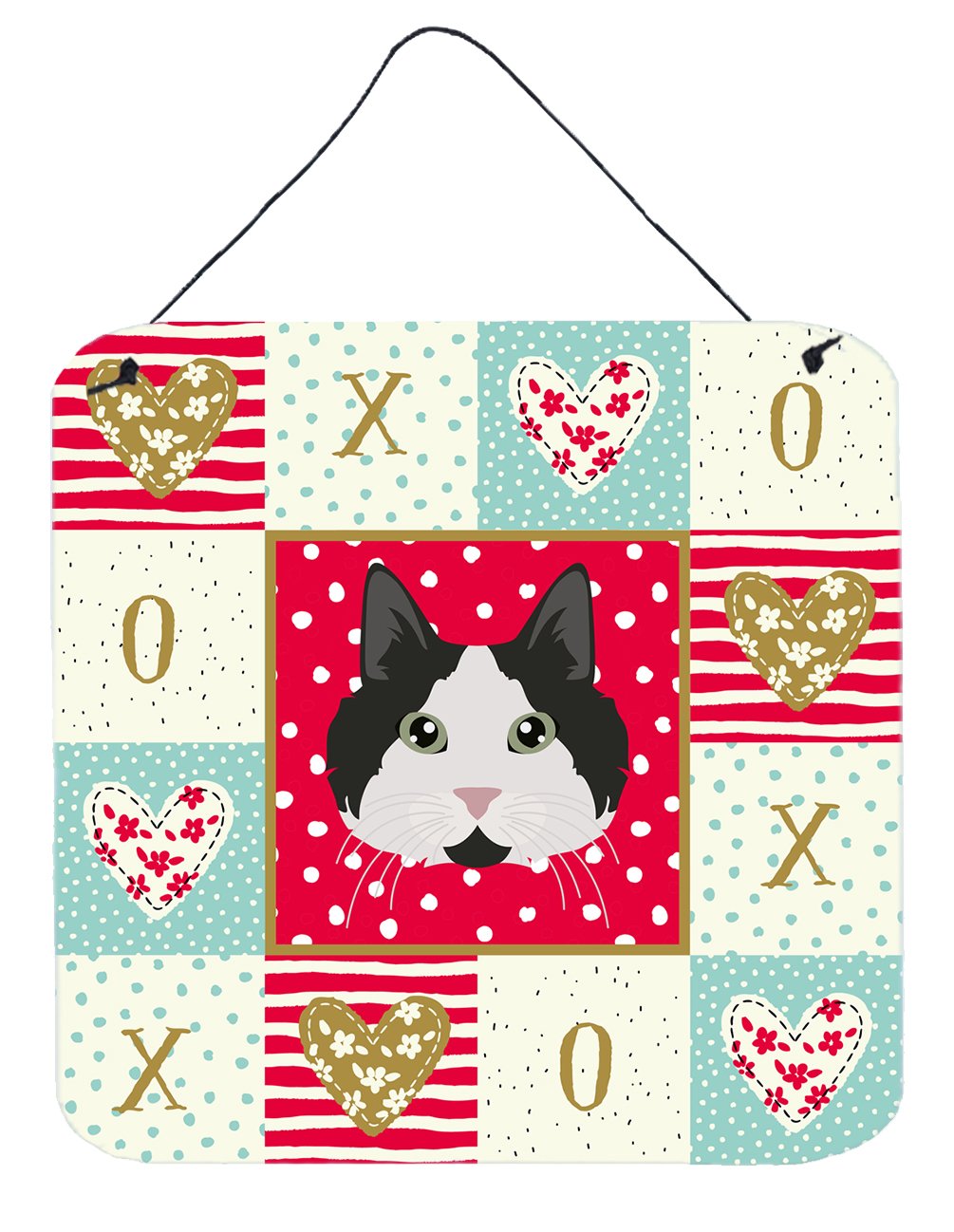 Cymric Cat Love Wall or Door Hanging Prints CK5108DS66 by Caroline's Treasures