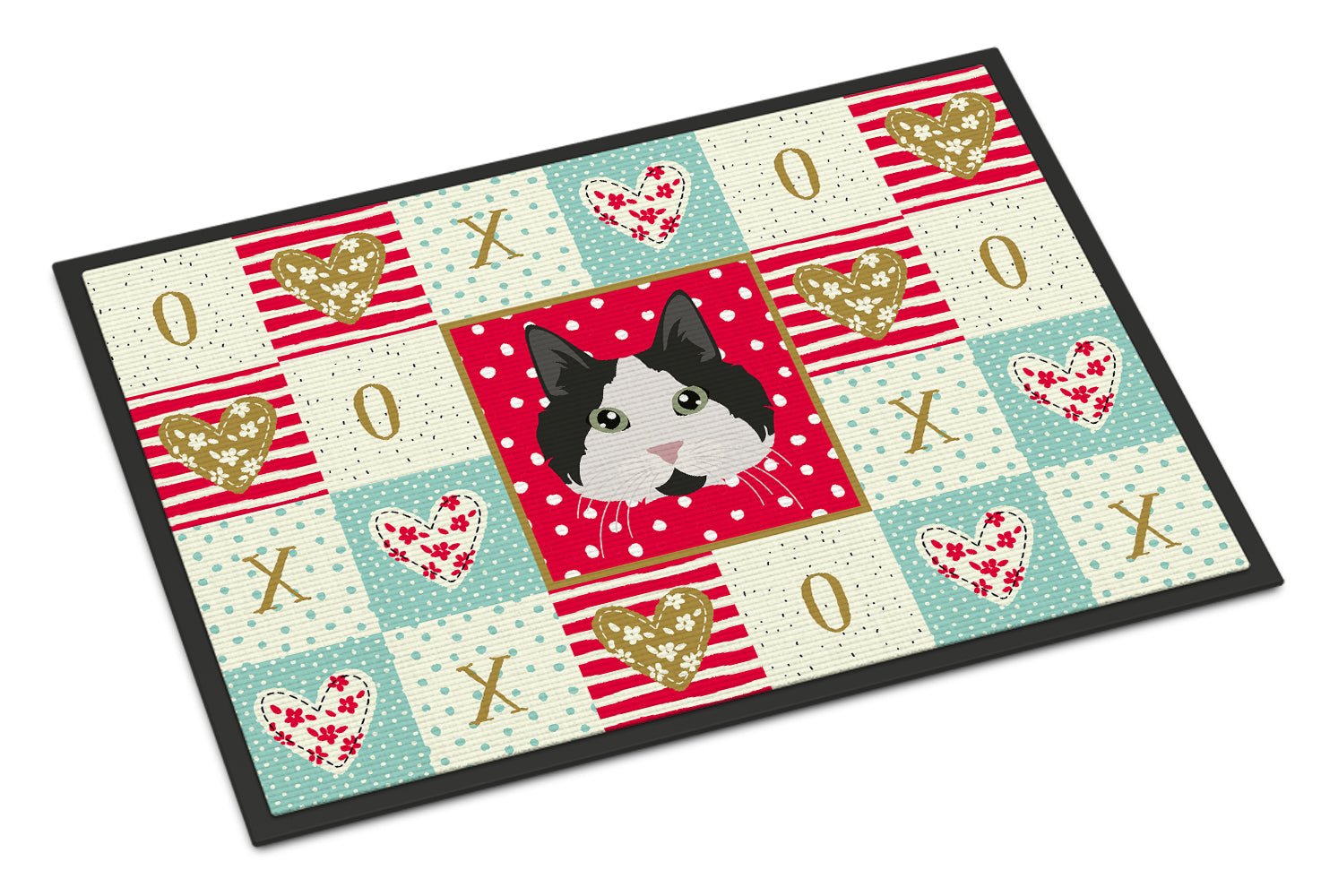 Cymric Cat Love Indoor or Outdoor Mat 18x27 CK5108MAT - the-store.com