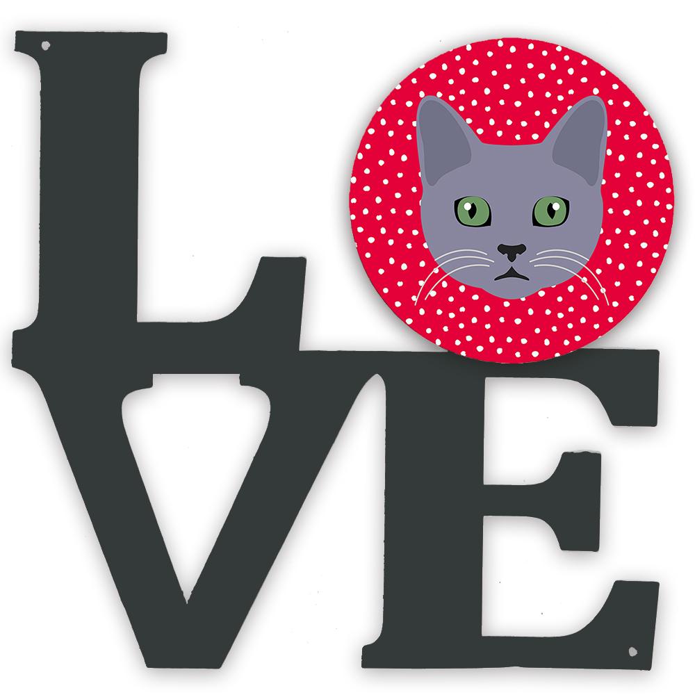 Korat Cat Love Metal Wall Artwork LOVE CK5124WALV by Caroline's Treasures