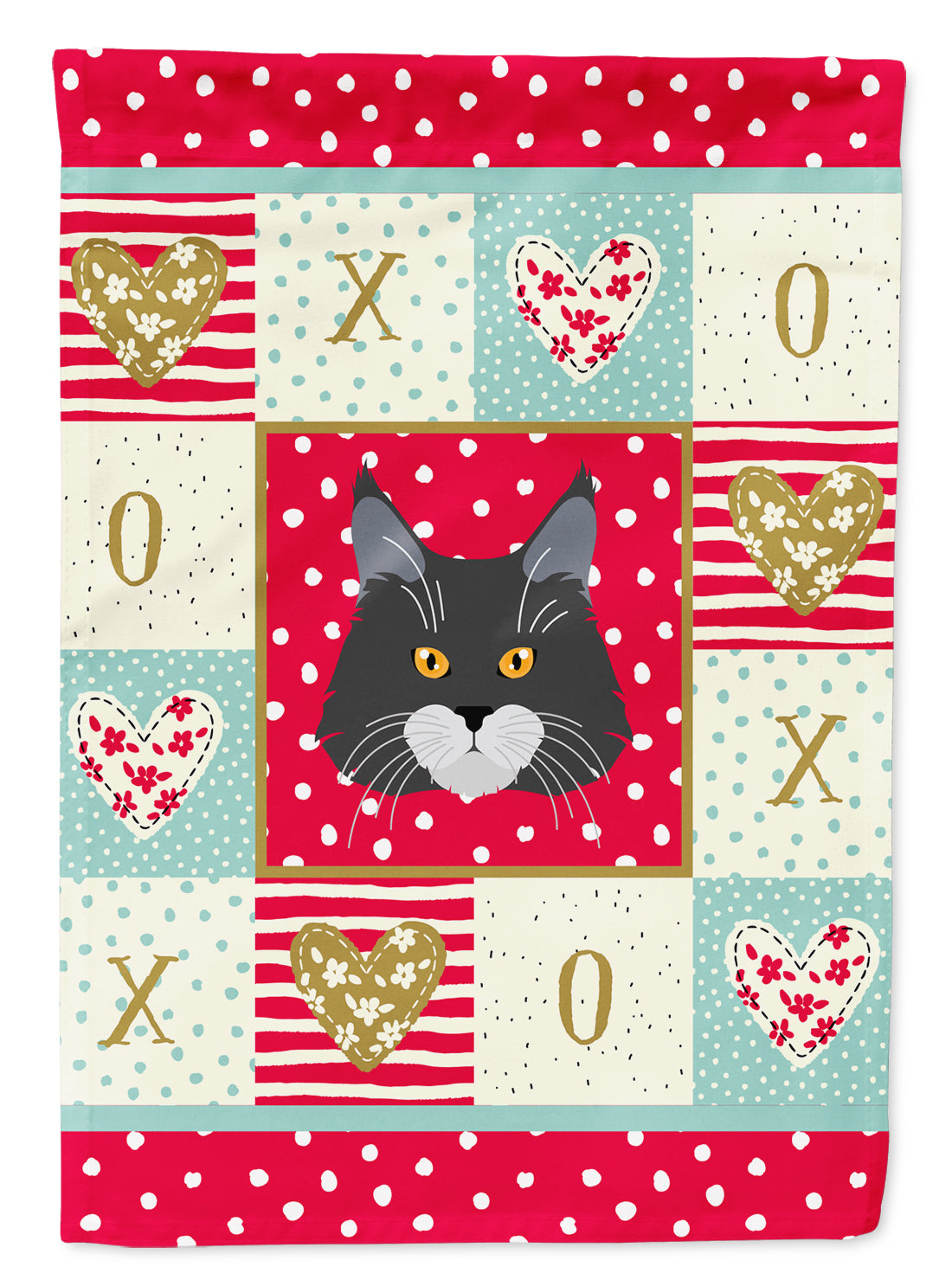 Maine Coon Cat Flag Garden Size CK5129GF  the-store.com.