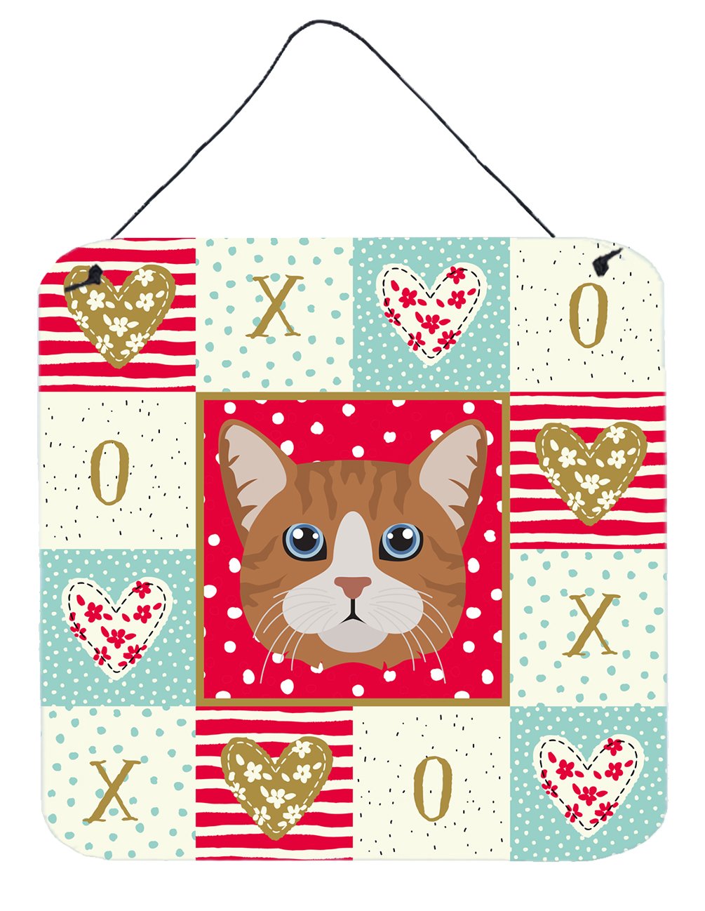 Manx Cat Love Wall or Door Hanging Prints CK5132DS66 by Caroline's Treasures