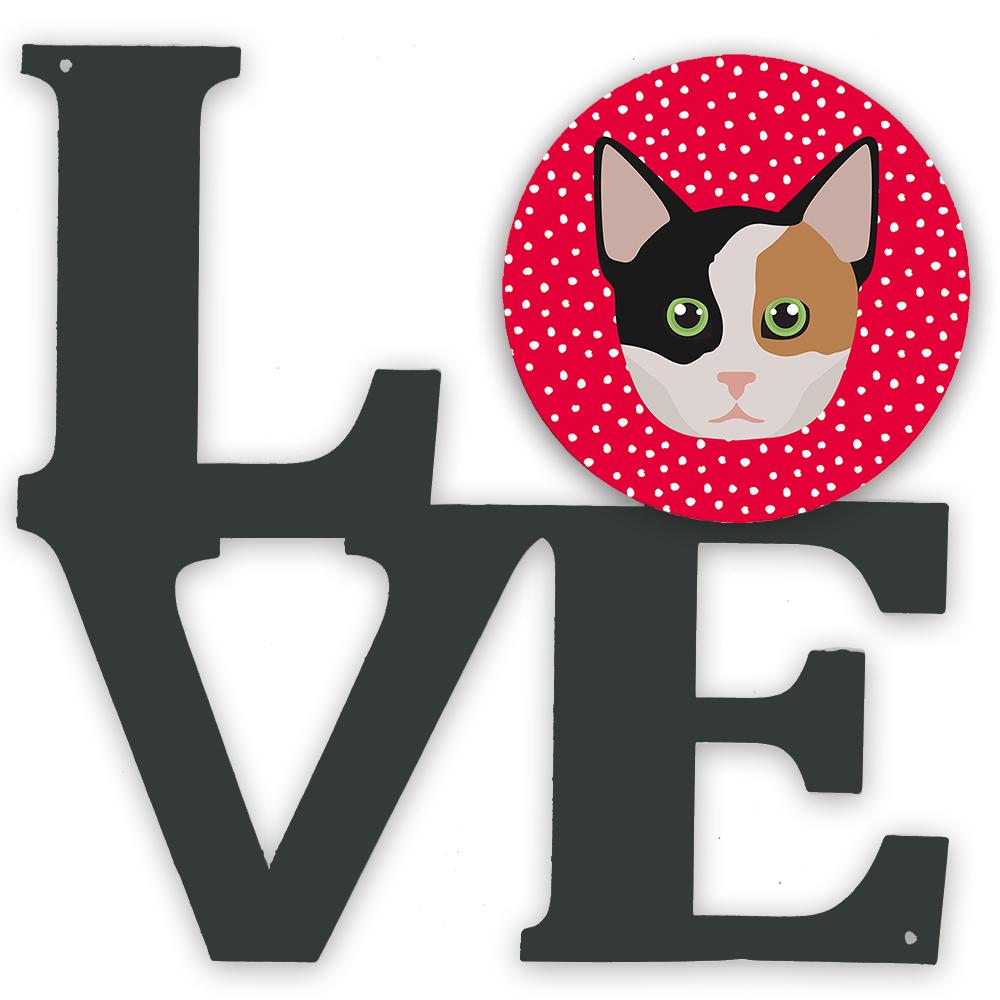 Munchkin Cat Love Metal Wall Artwork LOVE CK5134WALV by Caroline's Treasures