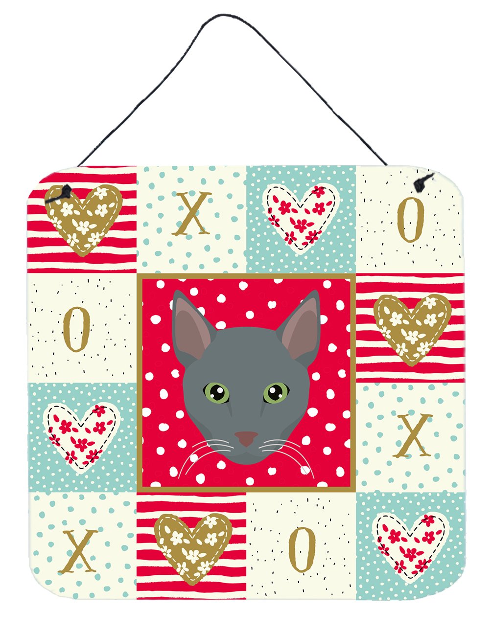 Raas Cat Love Wall or Door Hanging Prints CK5151DS66 by Caroline's Treasures