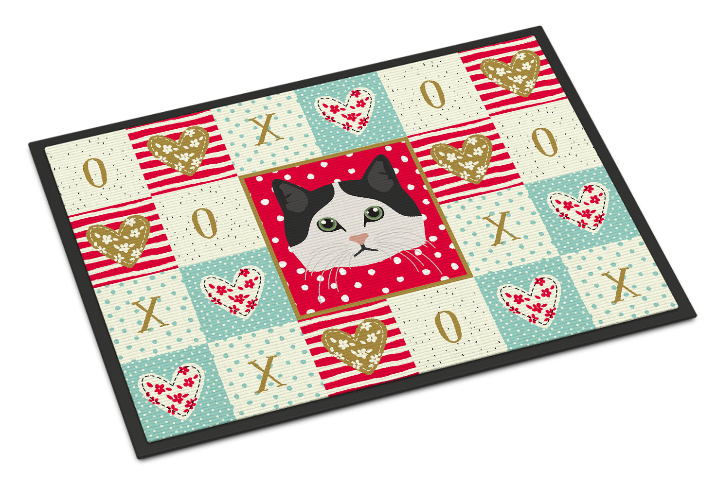 Ragamuffin Cat Love Indoor or Outdoor Mat 18x27 CK5152MAT - the-store.com