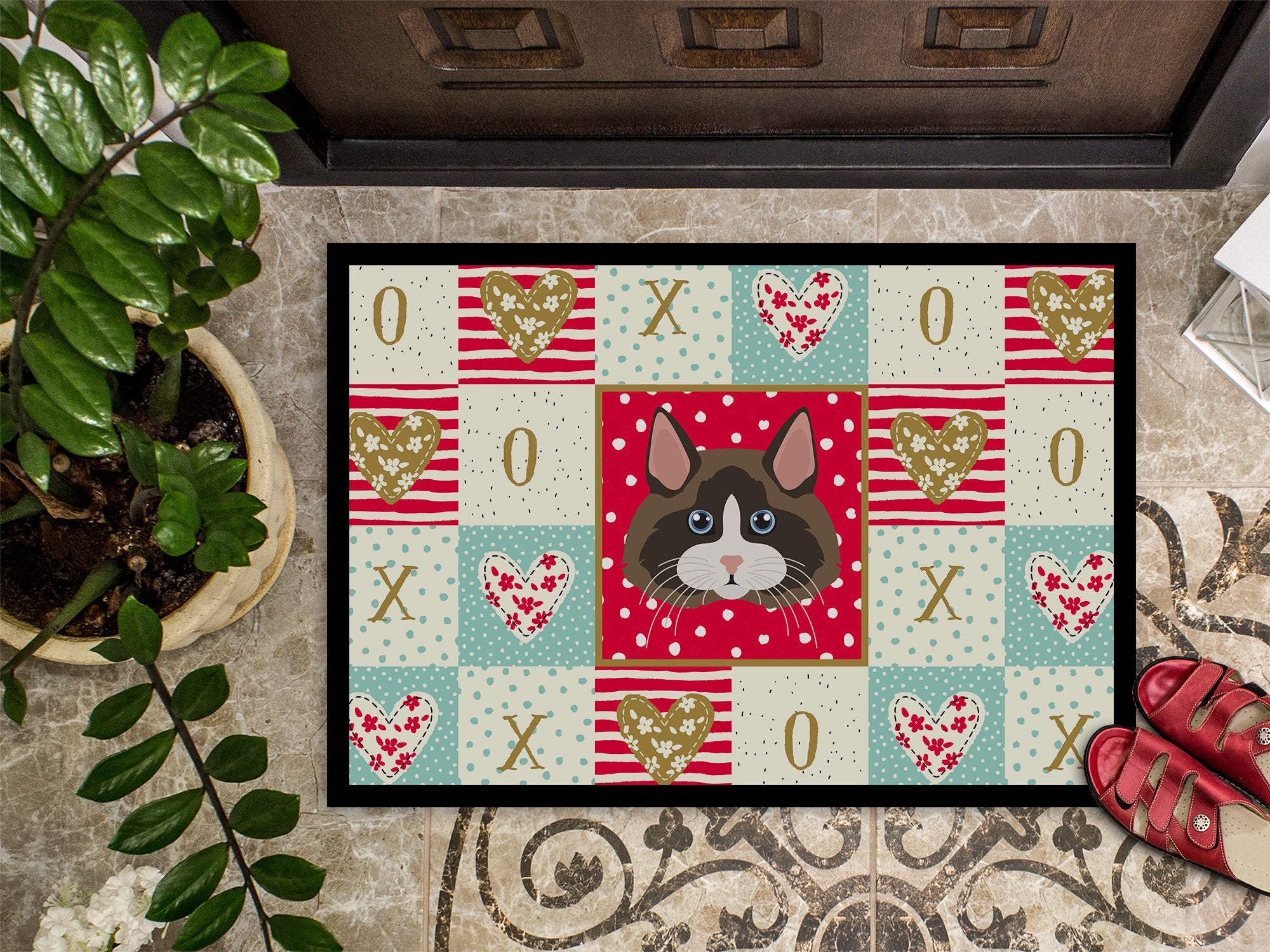 Ragdoll Cat Love Indoor or Outdoor Mat 24x36 CK5153JMAT by Caroline's Treasures