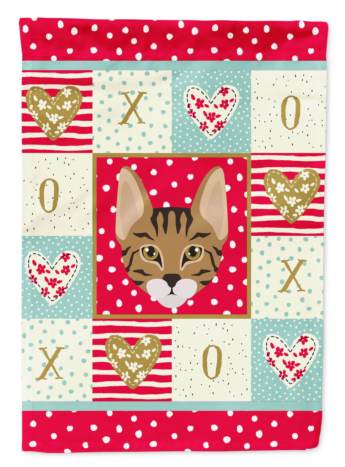 Savannah Cat Flag Canvas House Size CK5157CHF  the-store.com.