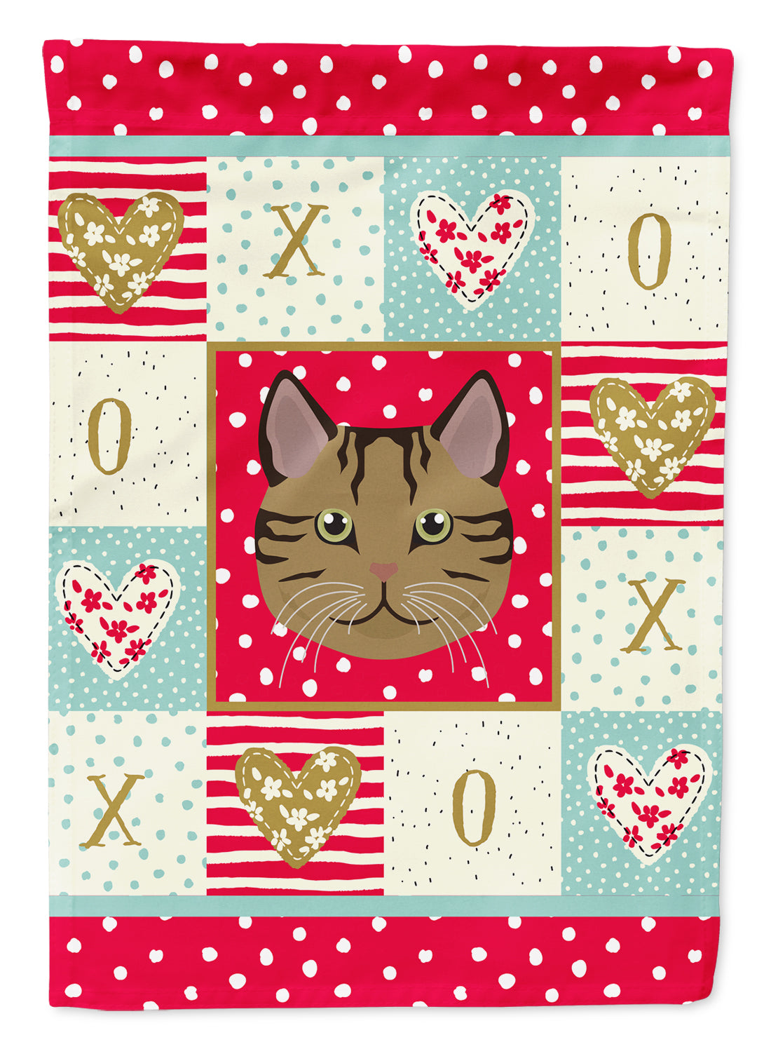 Scottish Straight Cat Flag Garden Size CK5159GF  the-store.com.