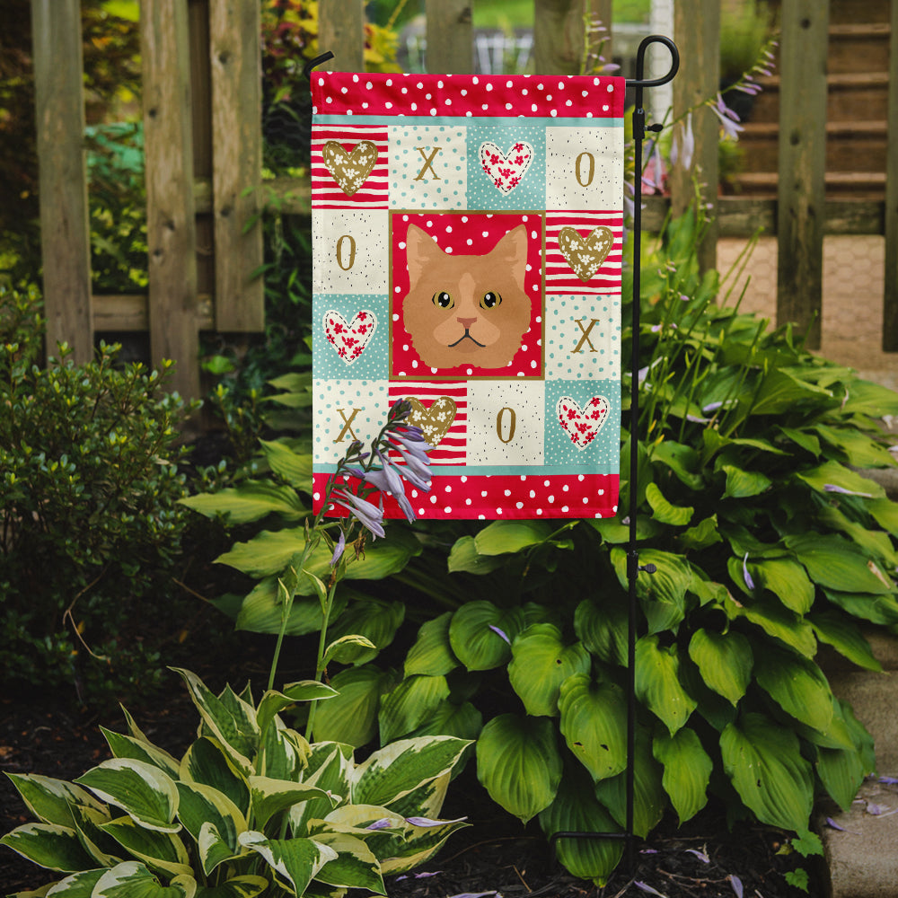 Selkirk Rex Cat Flag Garden Size CK5160GF  the-store.com.