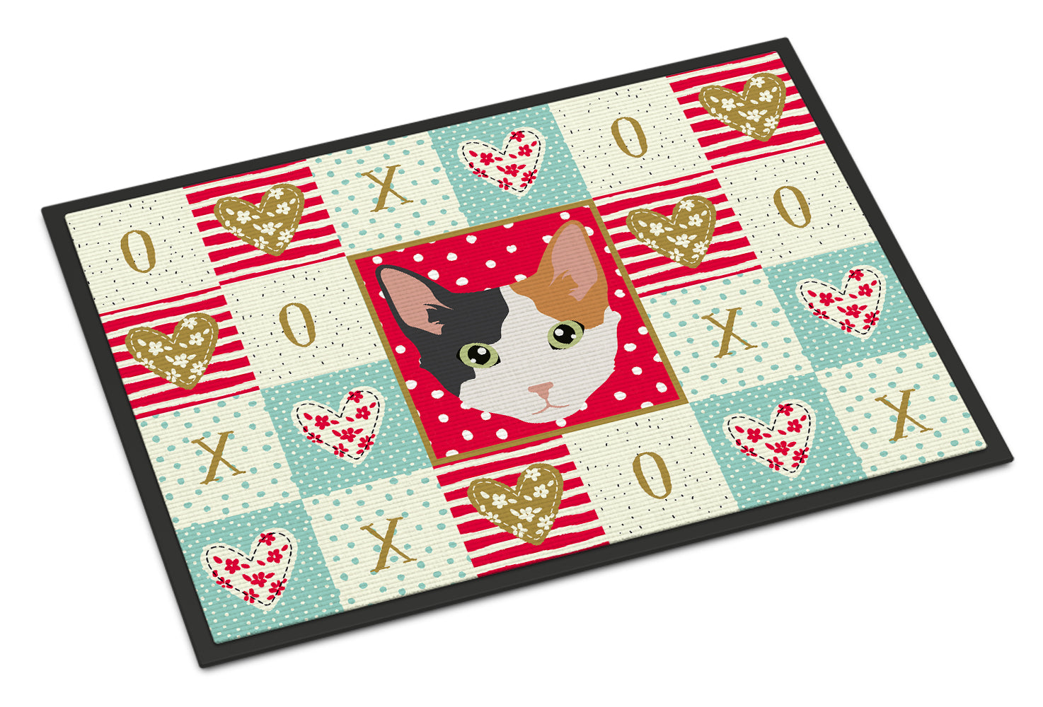 Skookum Cat Love Indoor or Outdoor Mat 18x27 CK5166MAT - the-store.com