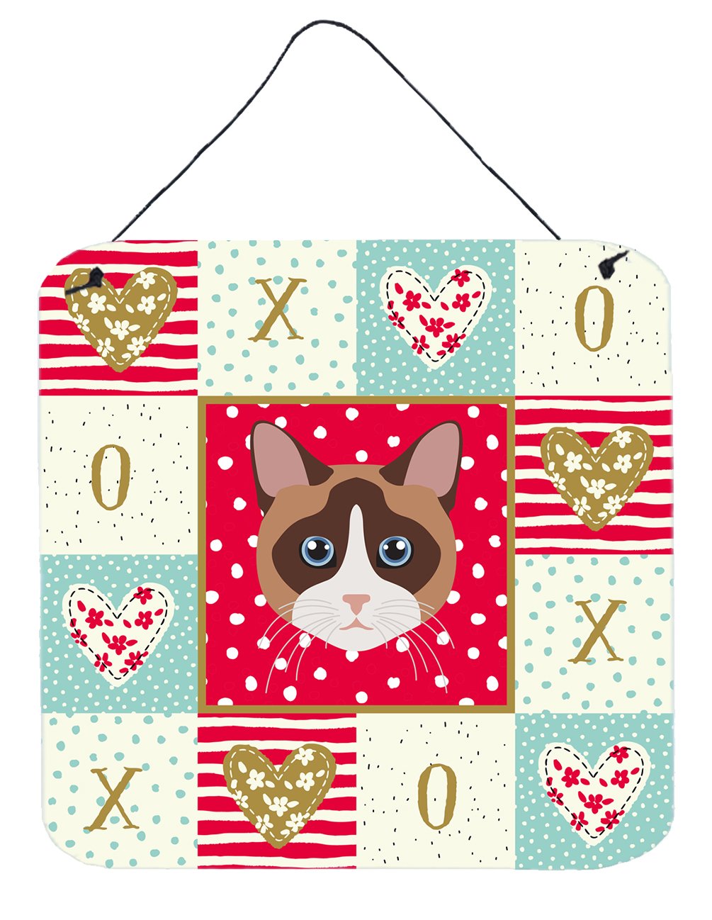 Snowshoe Cat Love Wall or Door Hanging Prints CK5167DS66 by Caroline&#39;s Treasures