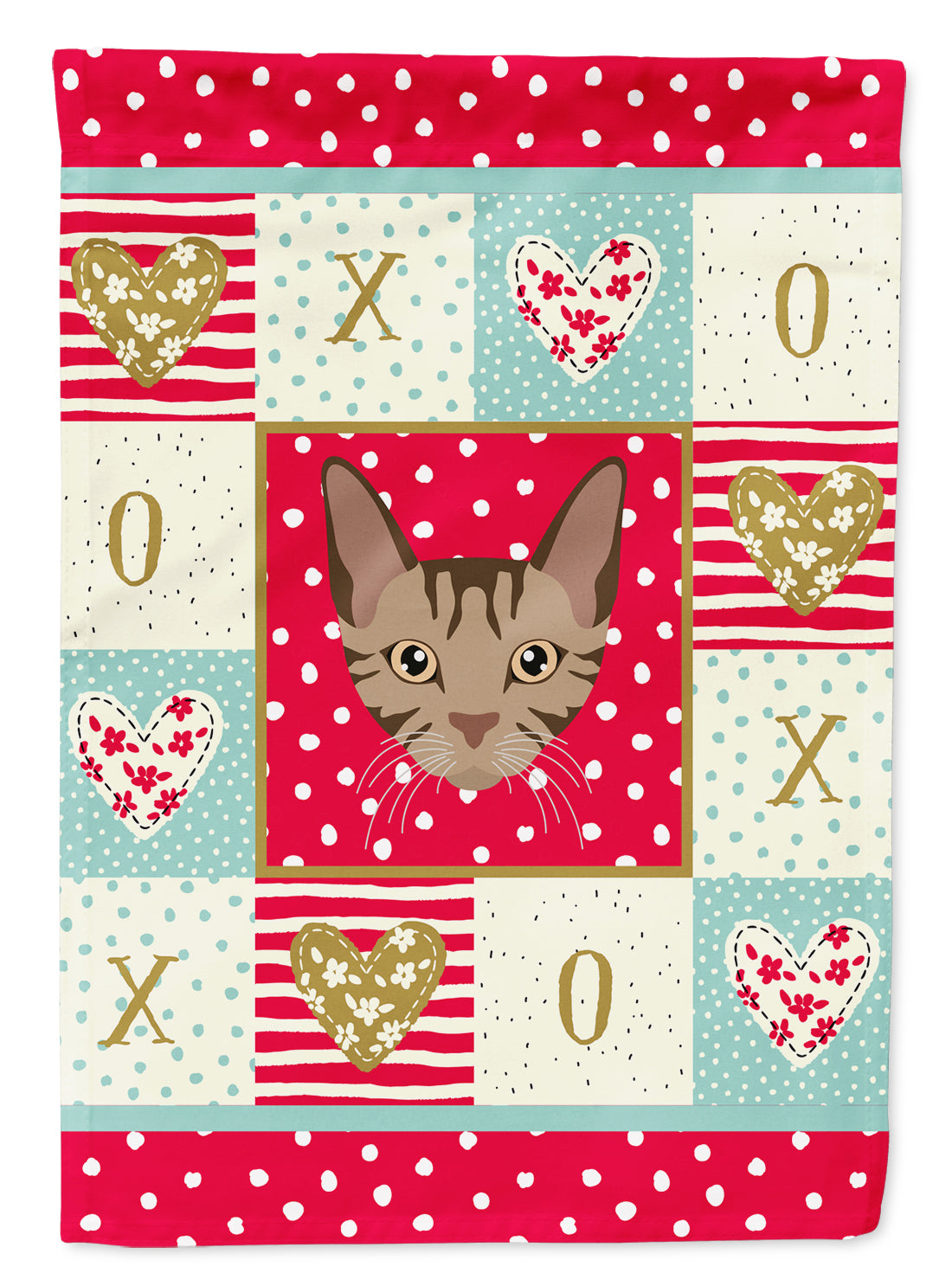 Sokoke Cat Flag Garden Size CK5168GF  the-store.com.