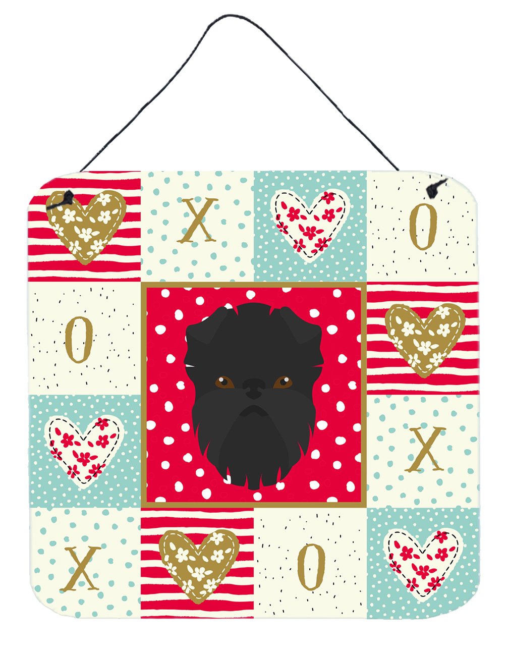 Affenpinscher Love Wall or Door Hanging Prints CK5180DS66 by Caroline's Treasures