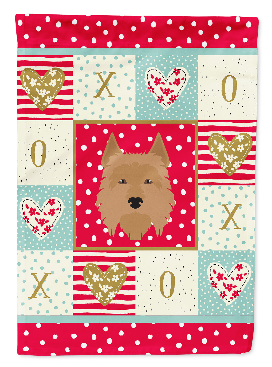 Australian Terrier Flag Canvas House Size CK5184CHF  the-store.com.