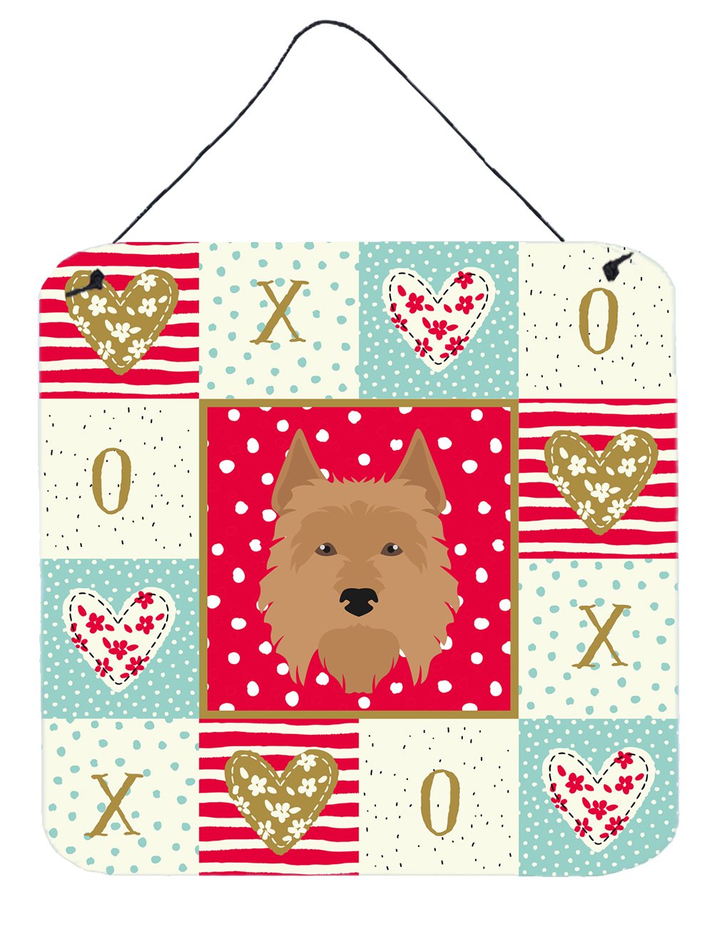 Australian Terrier Love Wall or Door Hanging Prints CK5184DS66 by Caroline&#39;s Treasures