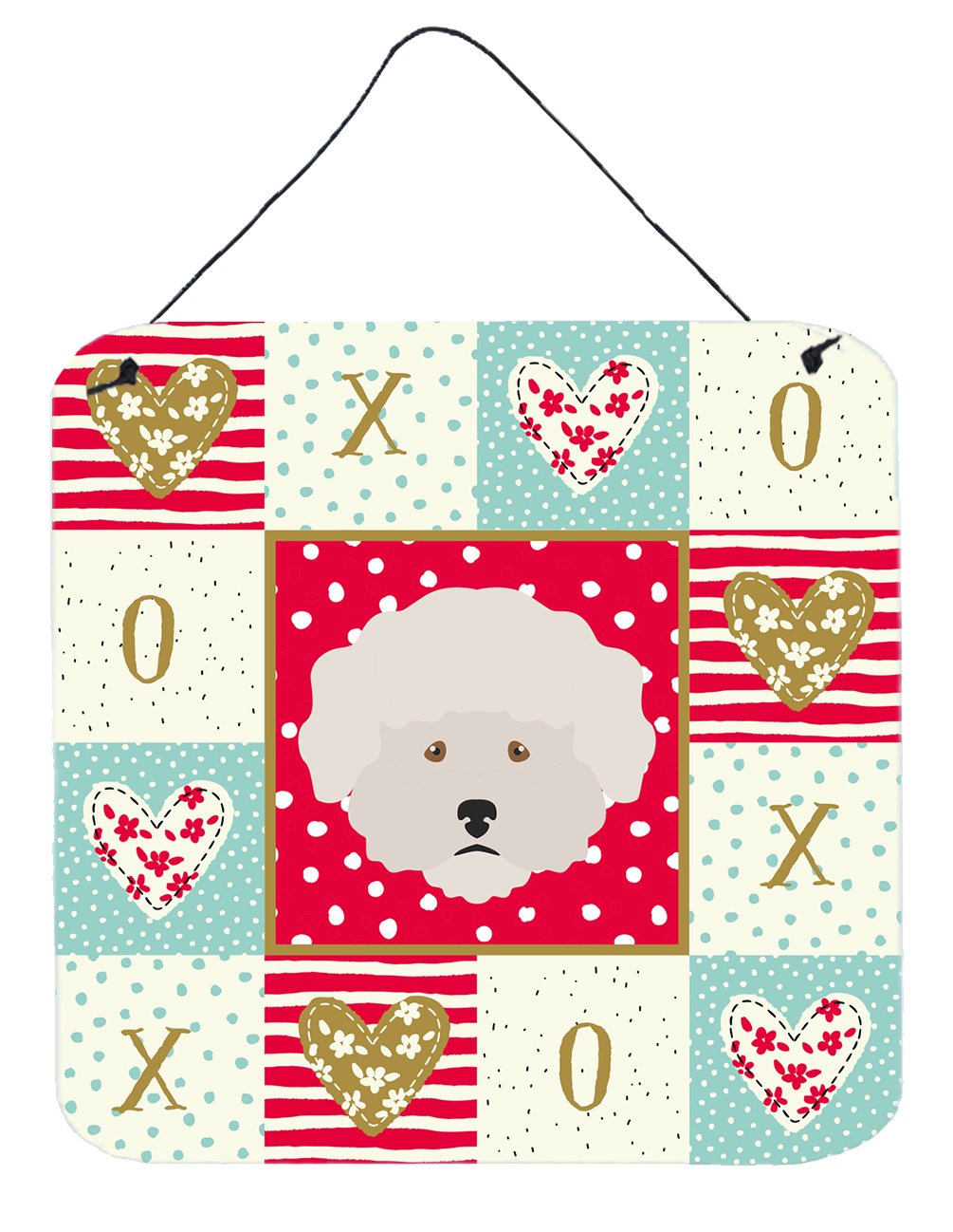 Bichon Fris? Love Wall or Door Hanging Prints CK5185DS66 by Caroline&#39;s Treasures