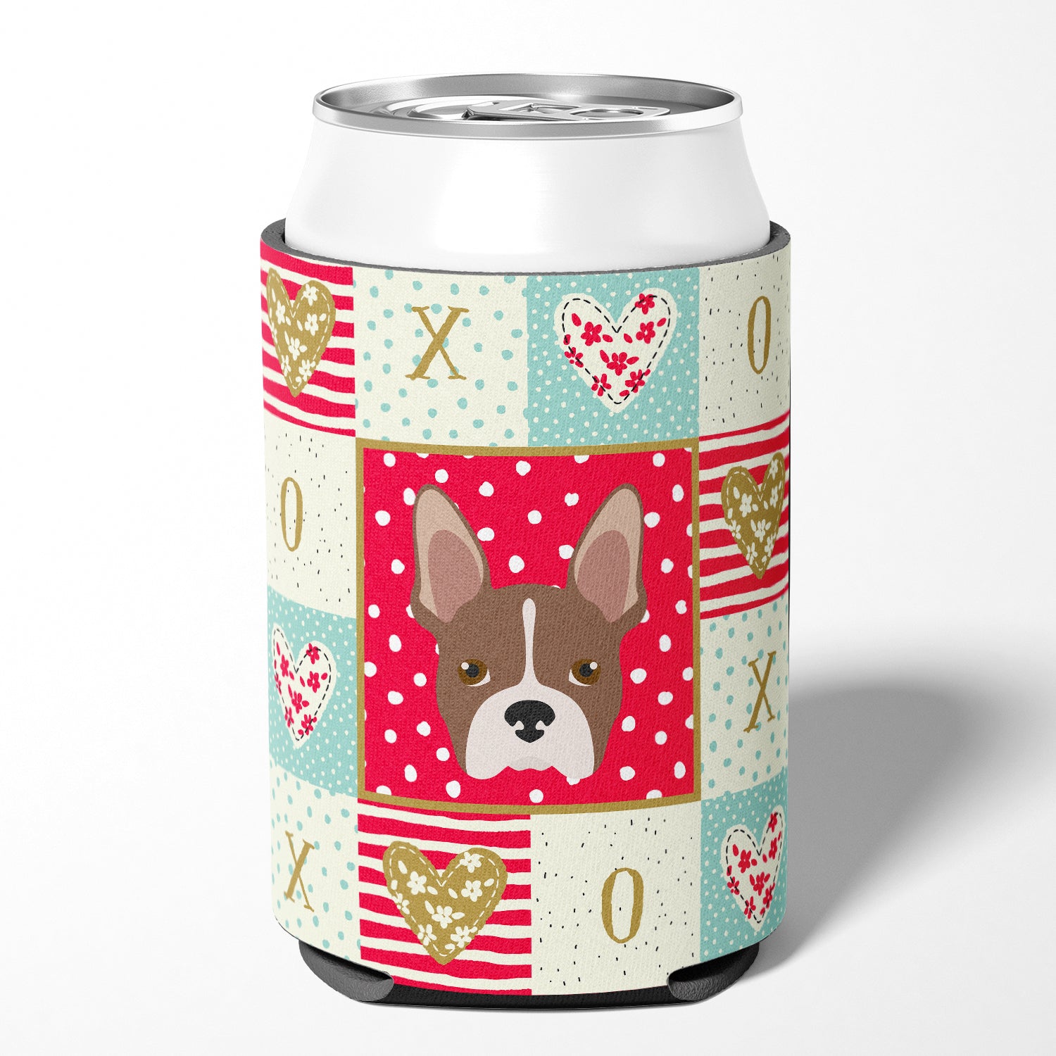 Boston Terrier Love Can or Bottle Hugger CK5187CC  the-store.com.