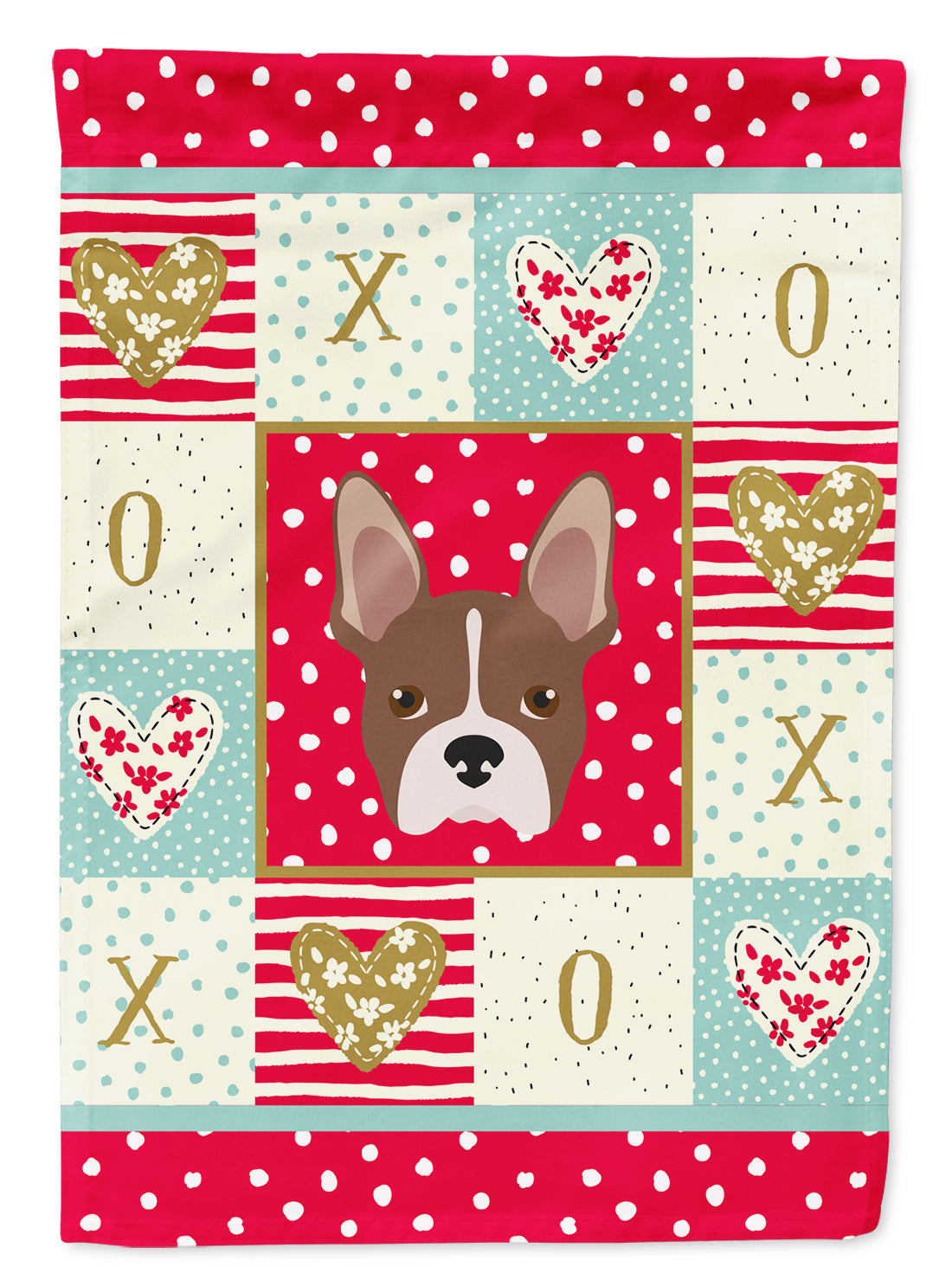 Boston Terrier Flag Garden Size CK5187GF  the-store.com.