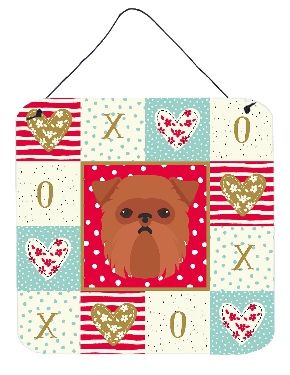 Brussels Griffon Love Wall or Door Hanging Prints CK5188DS66 by Caroline's Treasures