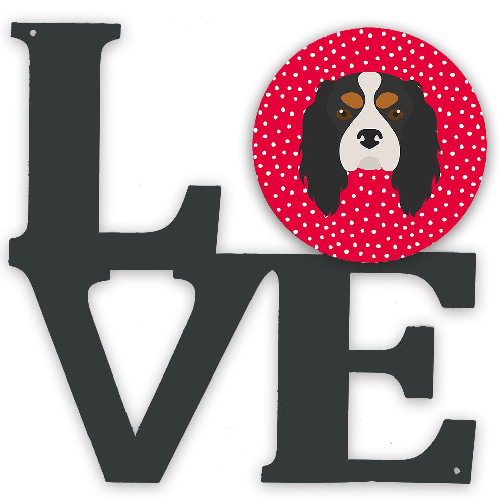 Cavalier King Charles Spaniel Love Metal Wall Artwork LOVE CK5189WALV by Caroline's Treasures