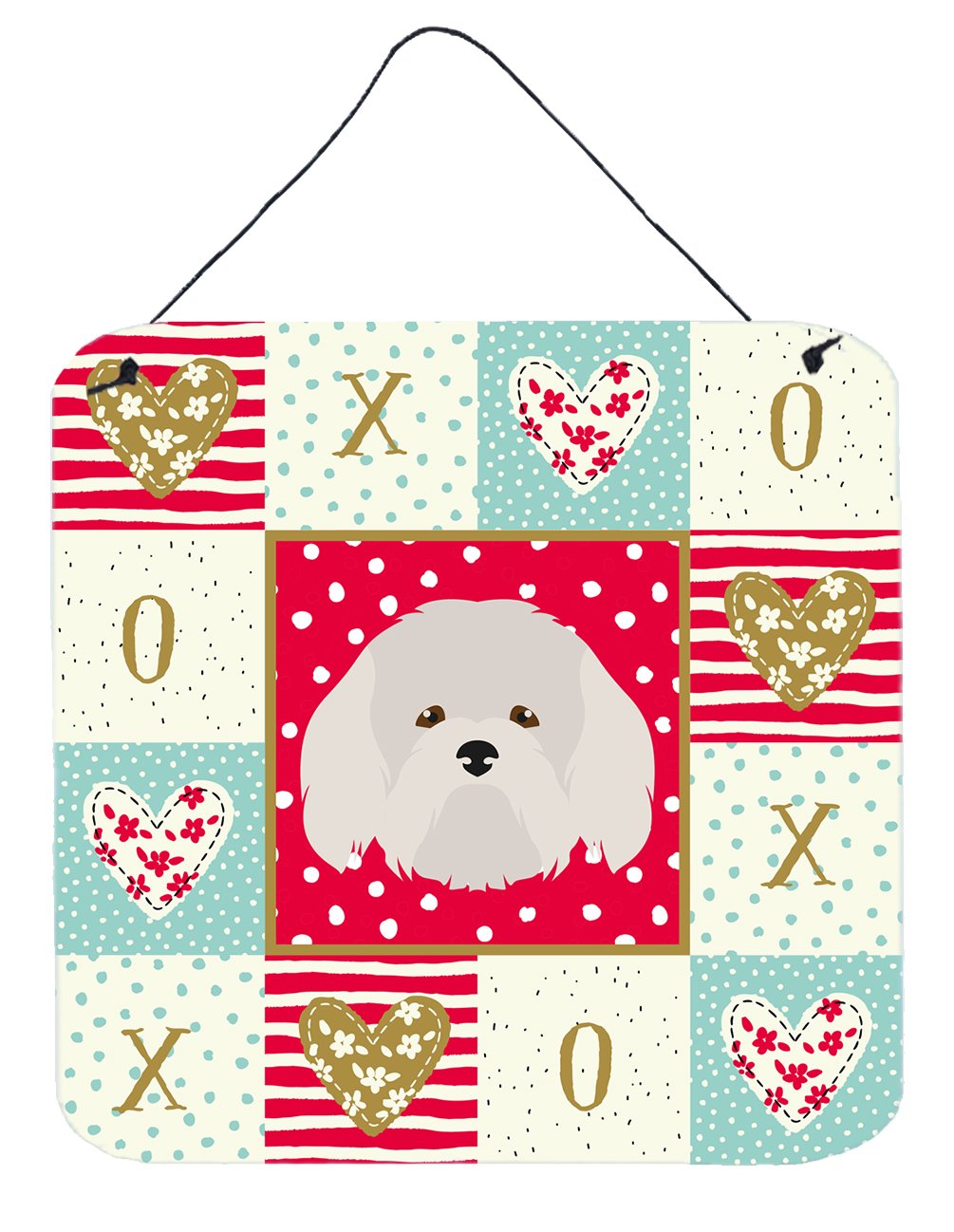 Coton de Tulear Love Wall or Door Hanging Prints CK5192DS66 by Caroline's Treasures