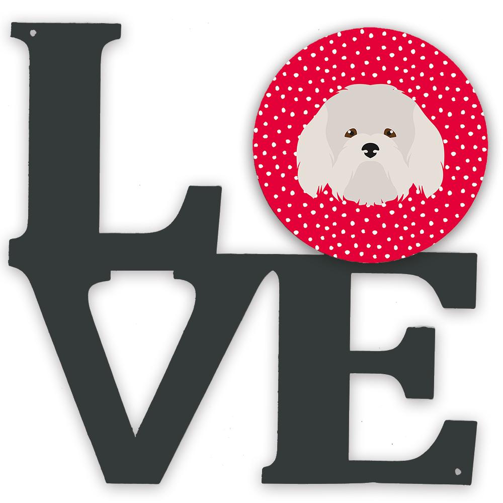 Coton de Tulear Love Metal Wall Artwork LOVE CK5192WALV by Caroline&#39;s Treasures