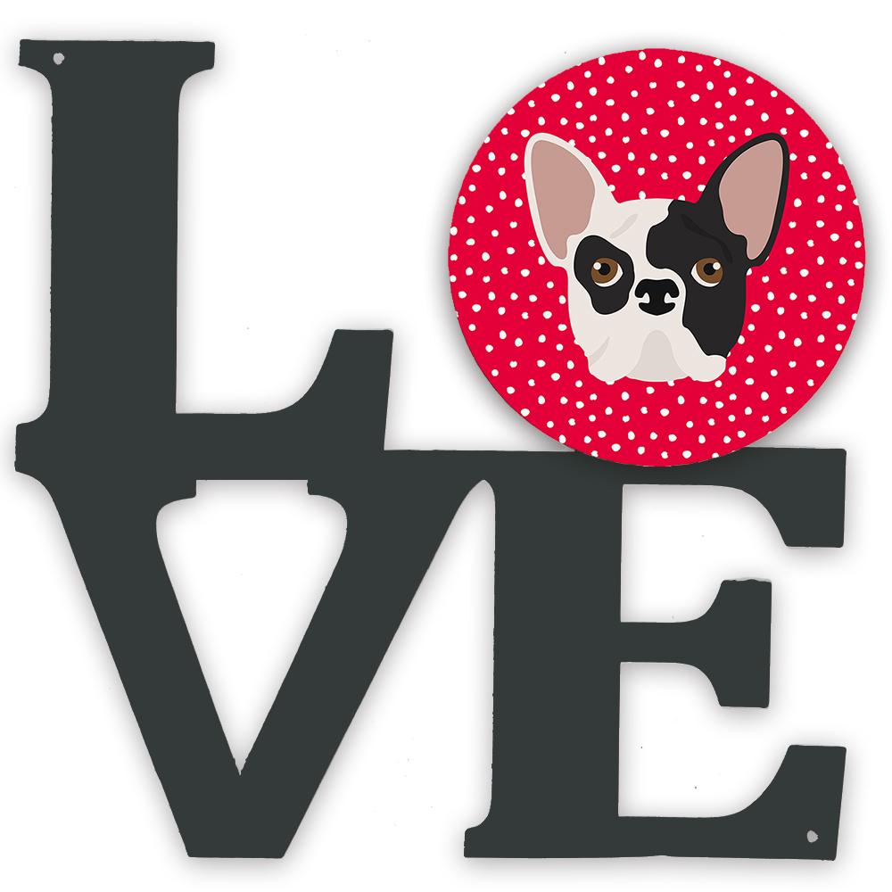 French Bulldog Love Metal Wall Artwork LOVE CK5200WALV by Caroline's Treasures