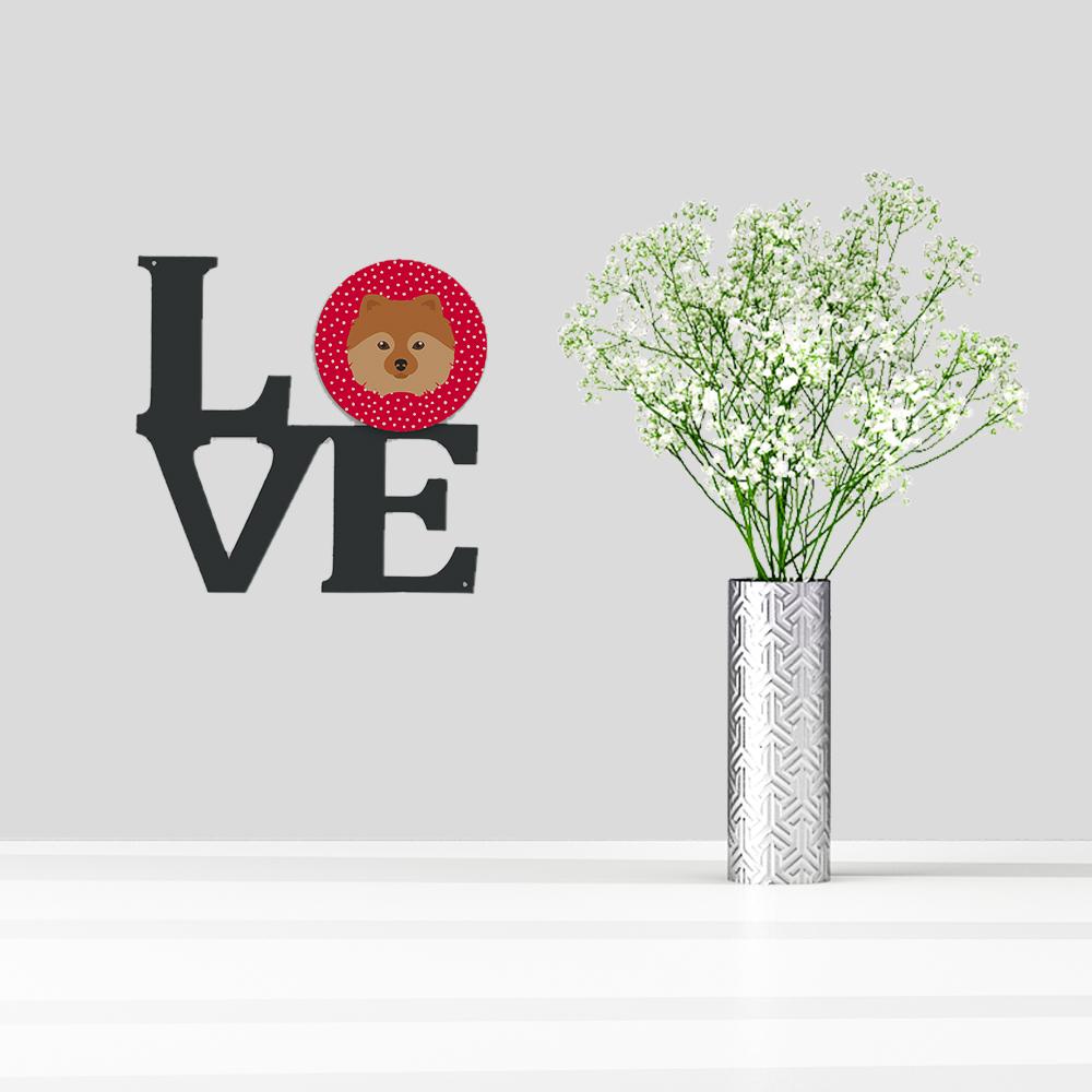 German Spitz Love Metal Wall Artwork LOVE CK5201WALV by Caroline's Treasures