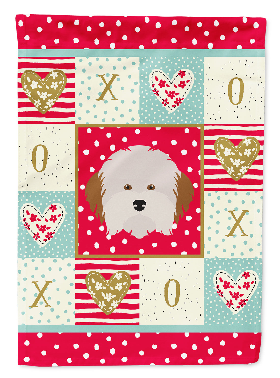 Havanese Dog Flag Canvas House Size CK5205CHF  the-store.com.