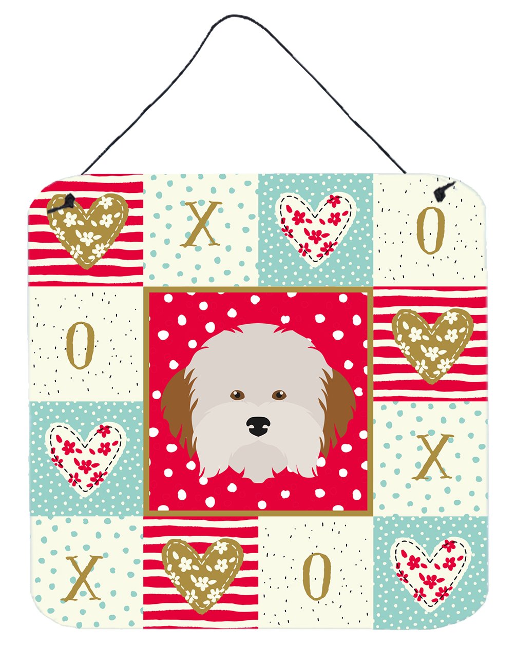 Havanese Dog Love Wall or Door Hanging Prints CK5205DS66 by Caroline&#39;s Treasures