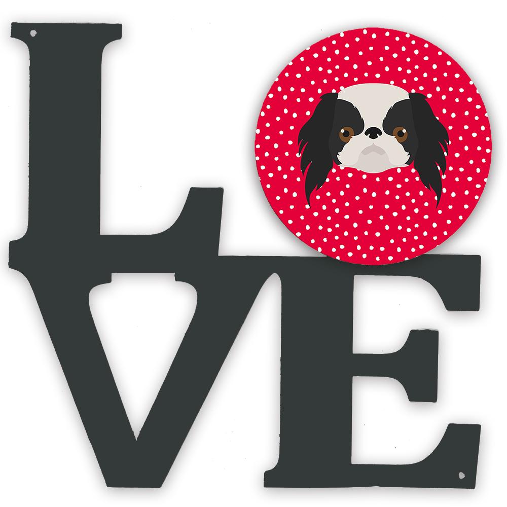 Japanese Chin Love Metal Wall Artwork LOVE CK5209WALV by Caroline's Treasures