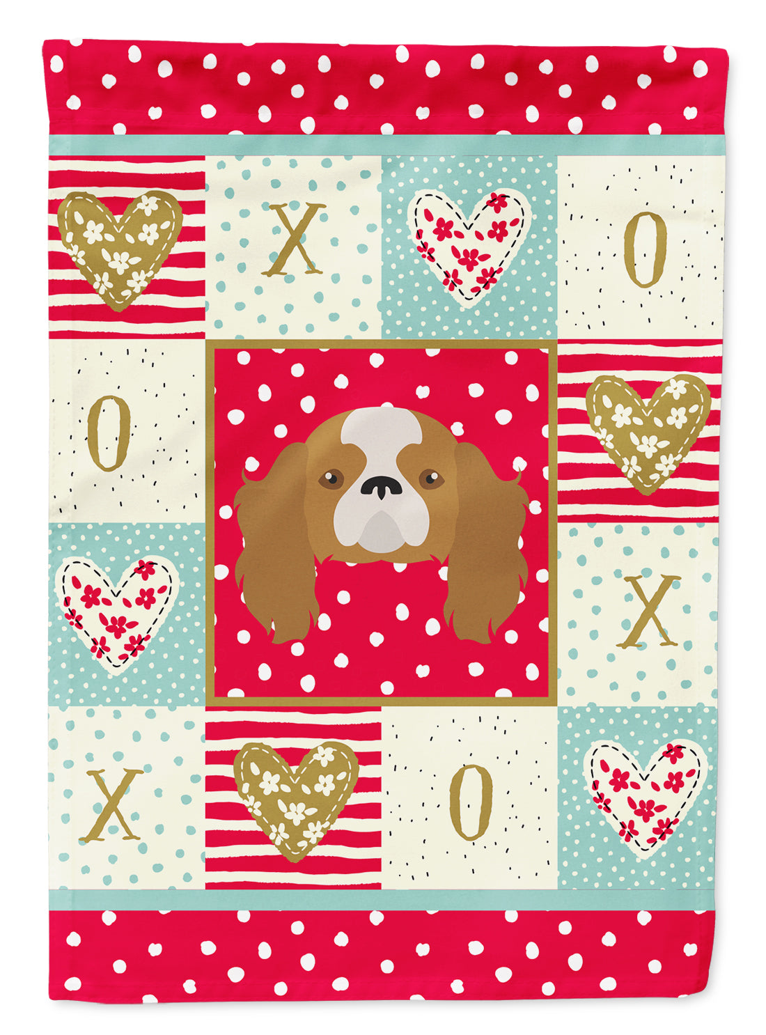 Blenheim Cavalier King Charles Spaniel Flag Garden Size CK5212GF  the-store.com.