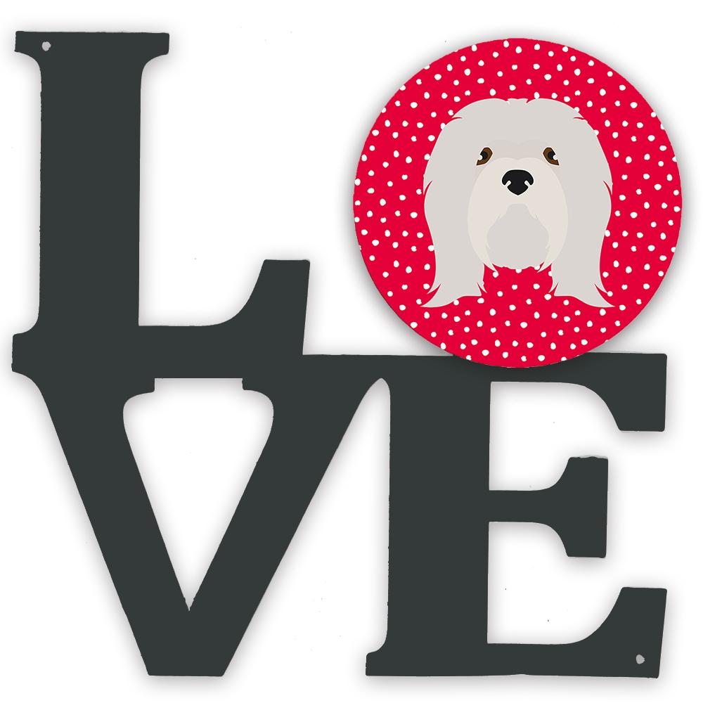 Lhasa Apso Love Metal Wall Artwork LOVE CK5215WALV by Caroline&#39;s Treasures