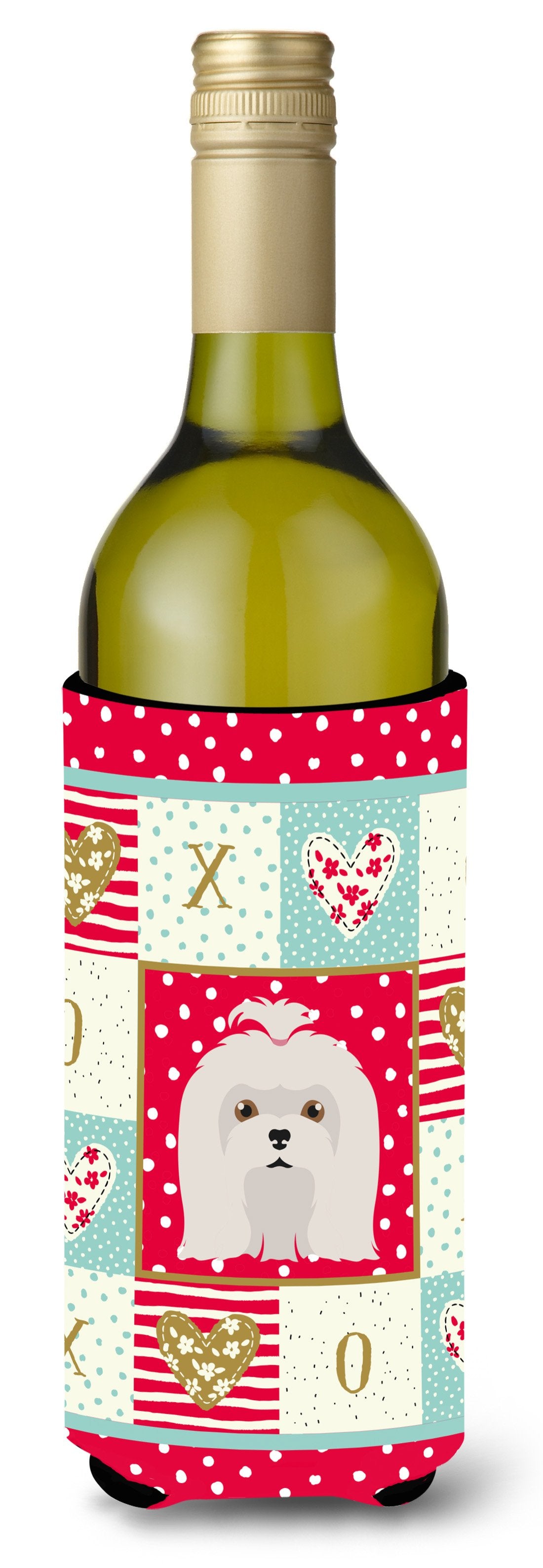 Maltese Wine Bottle Beverage Insulator Hugger CK5217LITERK by Caroline's Treasures