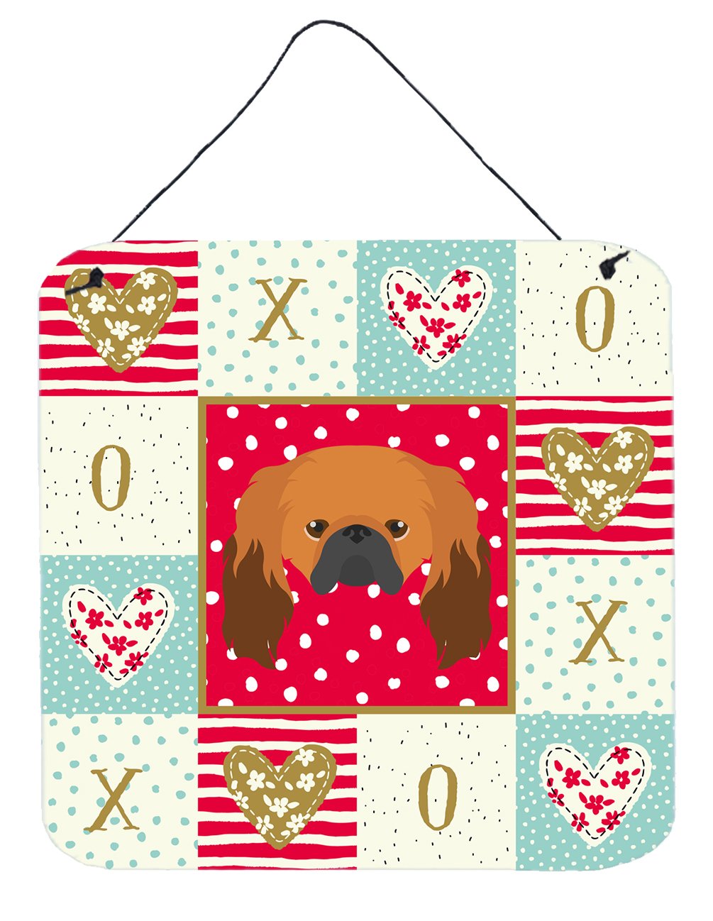 Pekingese Love Wall or Door Hanging Prints CK5225DS66 by Caroline&#39;s Treasures