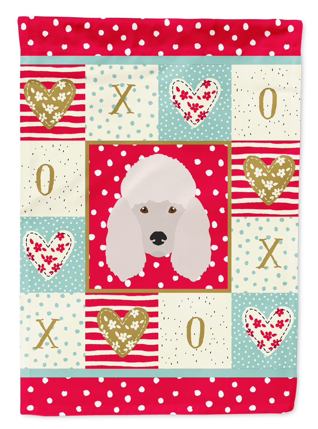Poodle Flag Canvas House Size CK5229CHF  the-store.com.