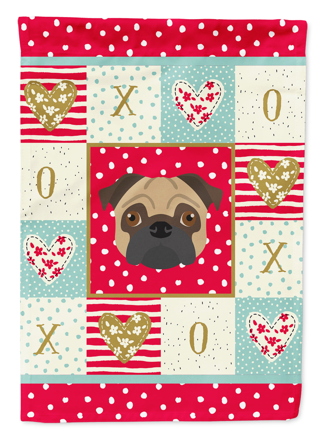 Pug Flag Canvas House Size CK5231CHF  the-store.com.