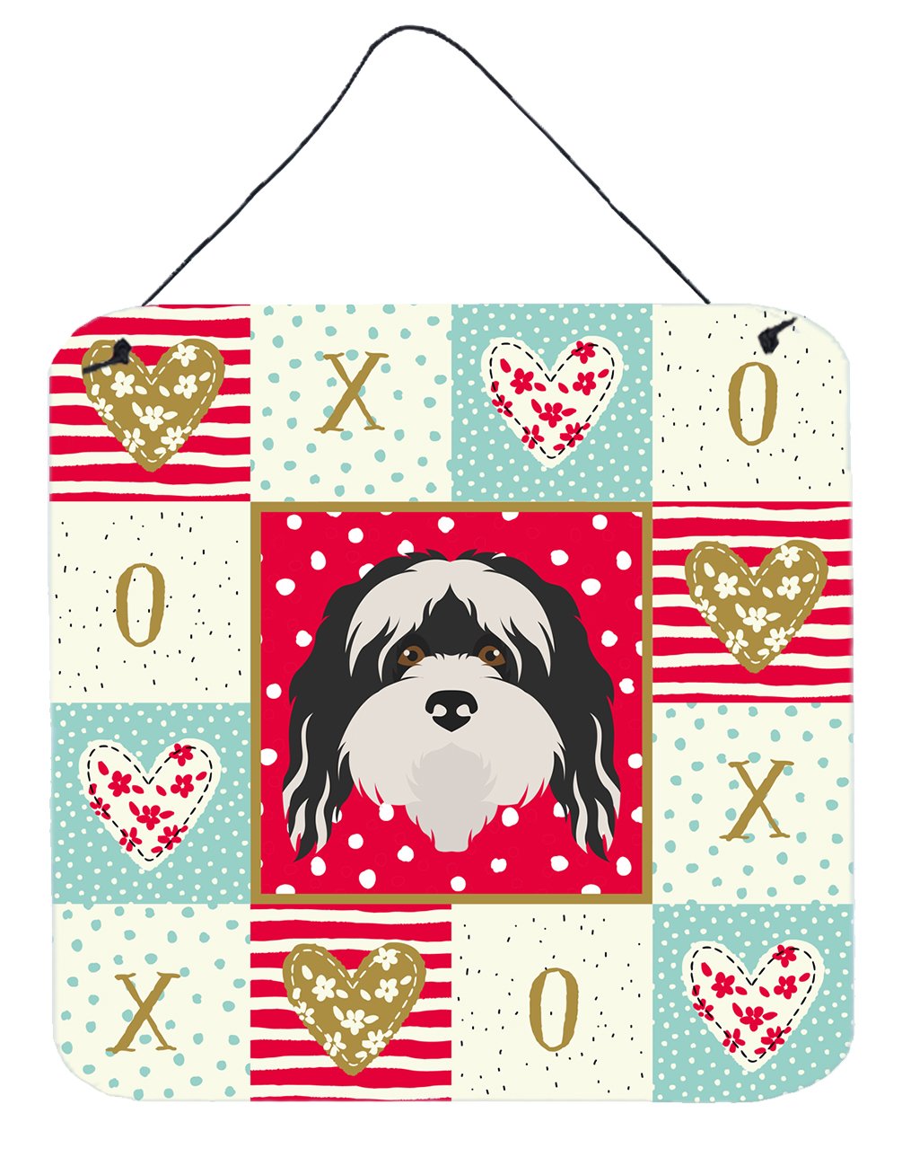 Tibetan Terrier Love Wall or Door Hanging Prints CK5241DS66 by Caroline's Treasures