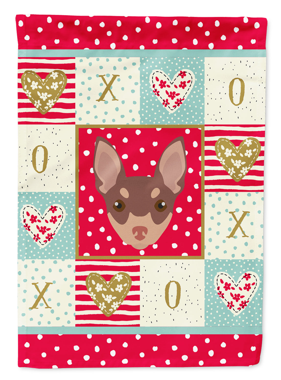 Toy Fox Terrier Flag Garden Size CK5242GF  the-store.com.