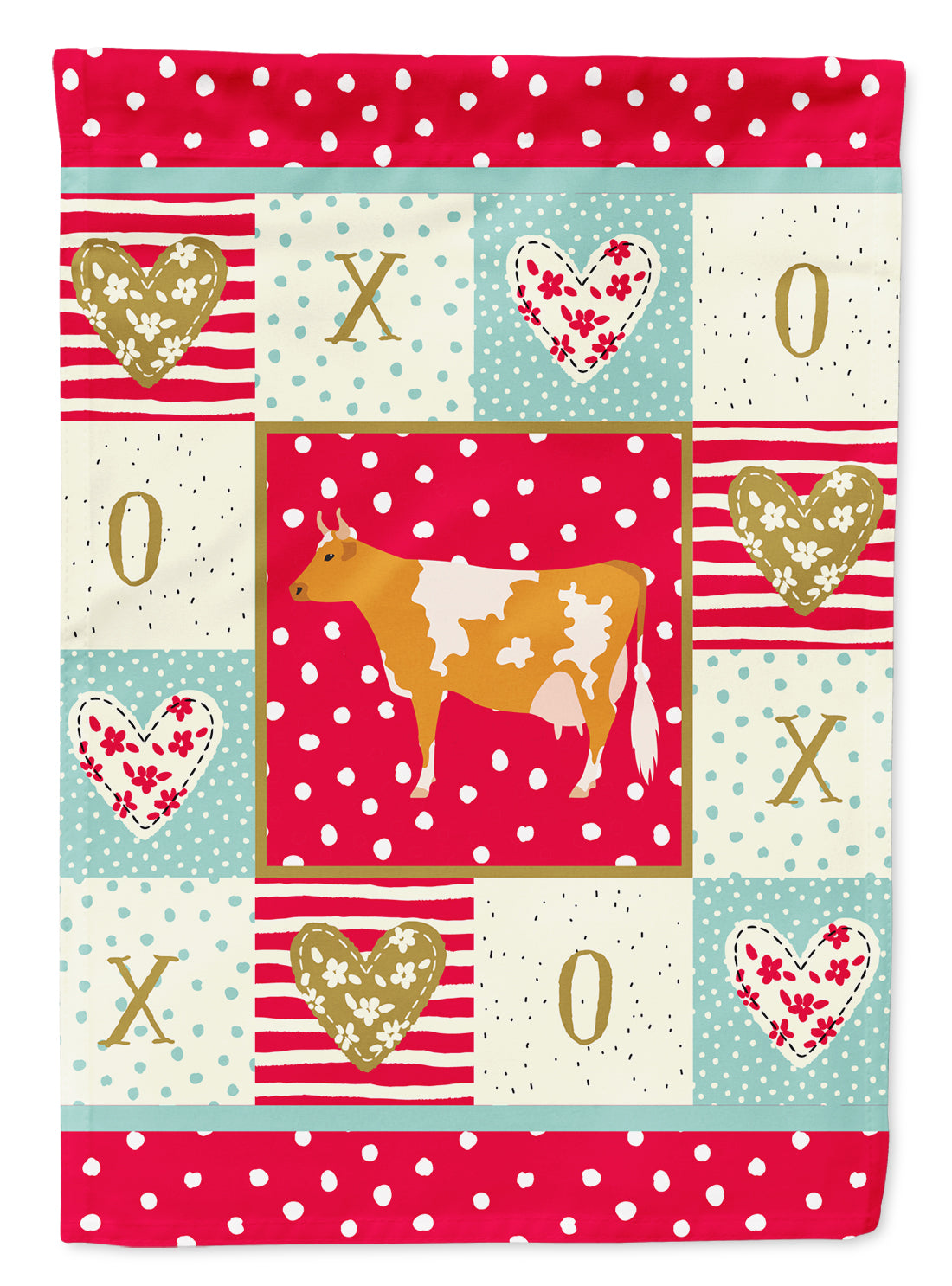 Guernsey Cow Love Flag Garden Size CK5248GF  the-store.com.