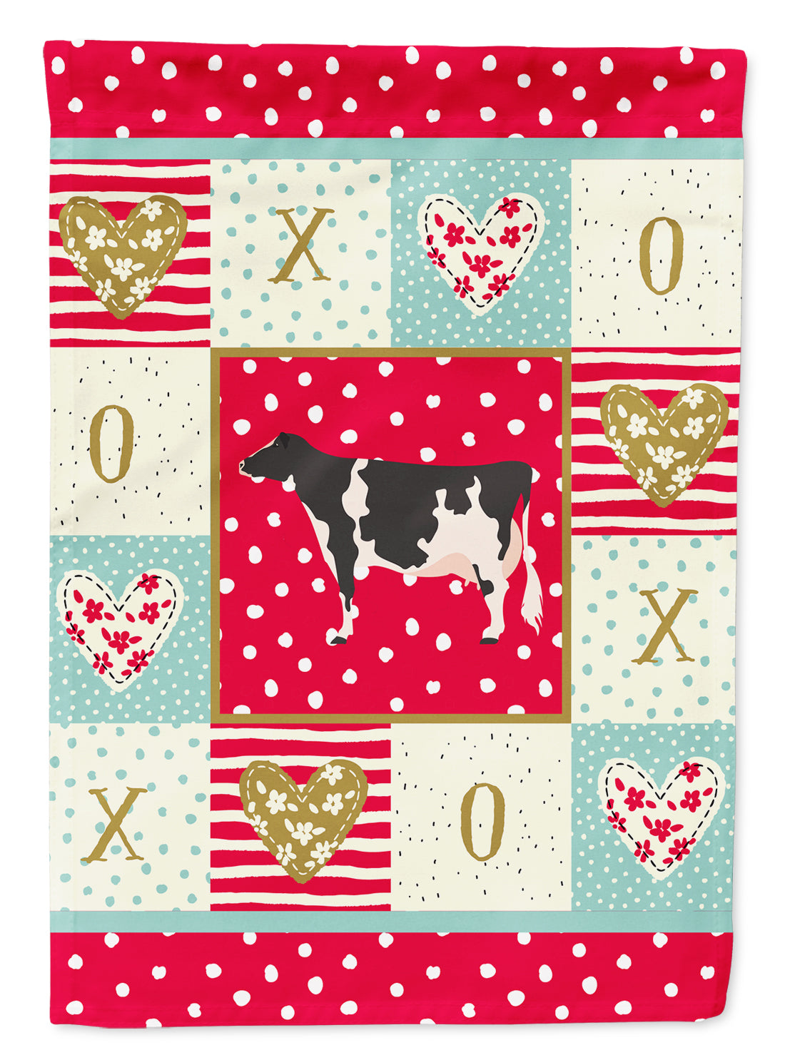 Holstein Cow Love Flag Garden Size CK5249GF  the-store.com.