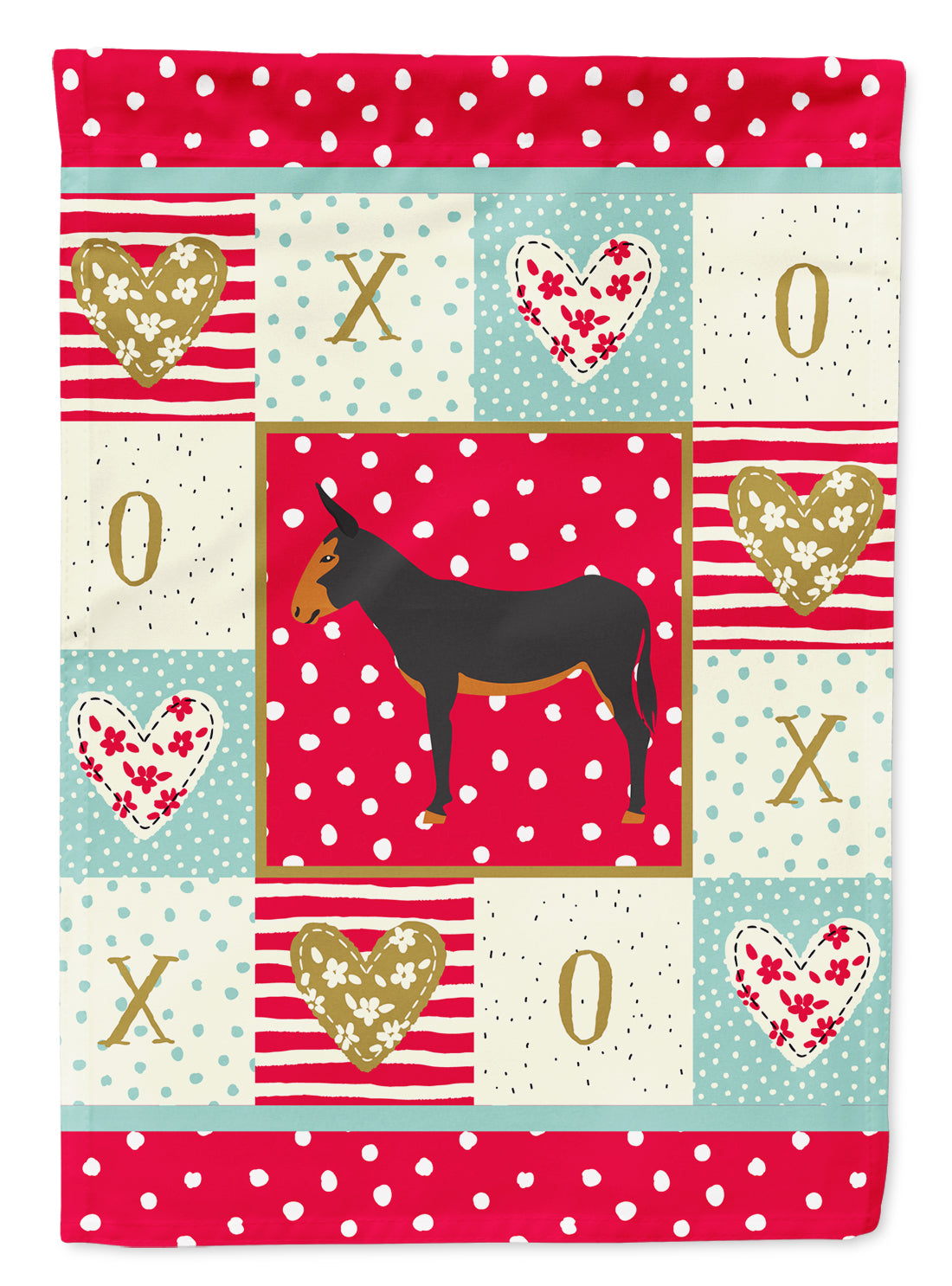 Catalan Donkey Love Flag Garden Size CK5282GF  the-store.com.