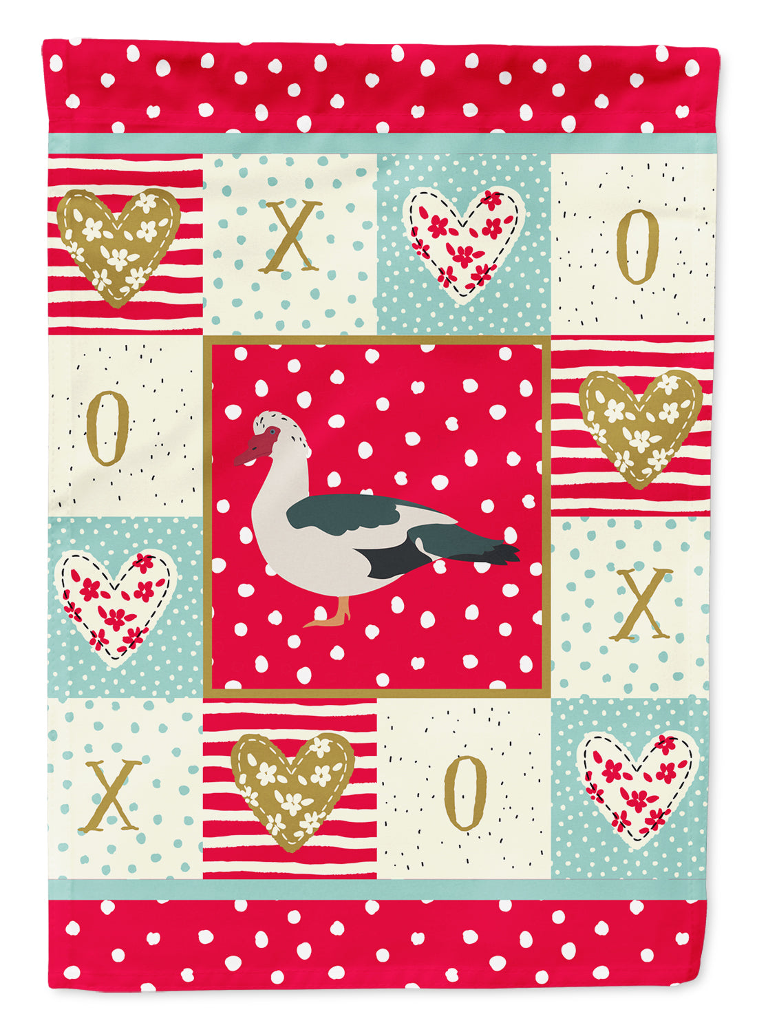 Muscovy Duck Love Flag Garden Size CK5291GF  the-store.com.